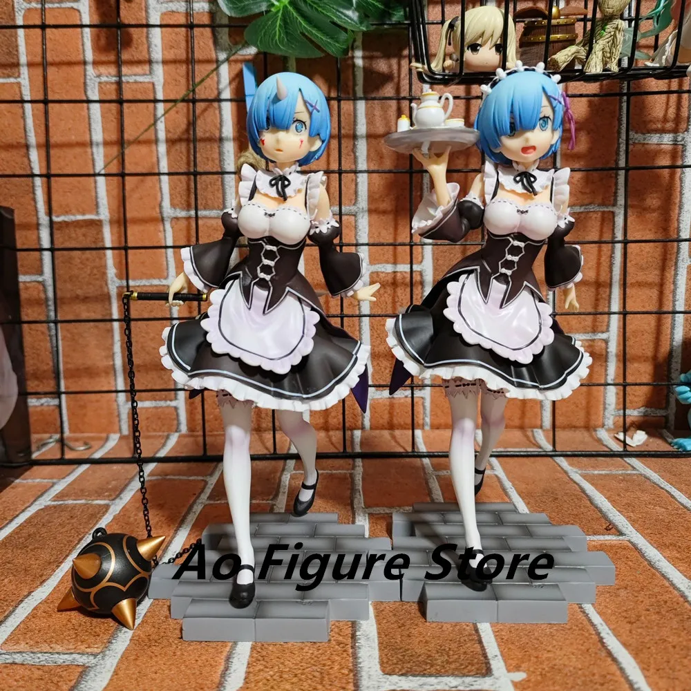 

22cm Rem Figure Collection Toys Anime Re Life in a Different World from Zero Rem Action Figure Model PVC Doll Gift