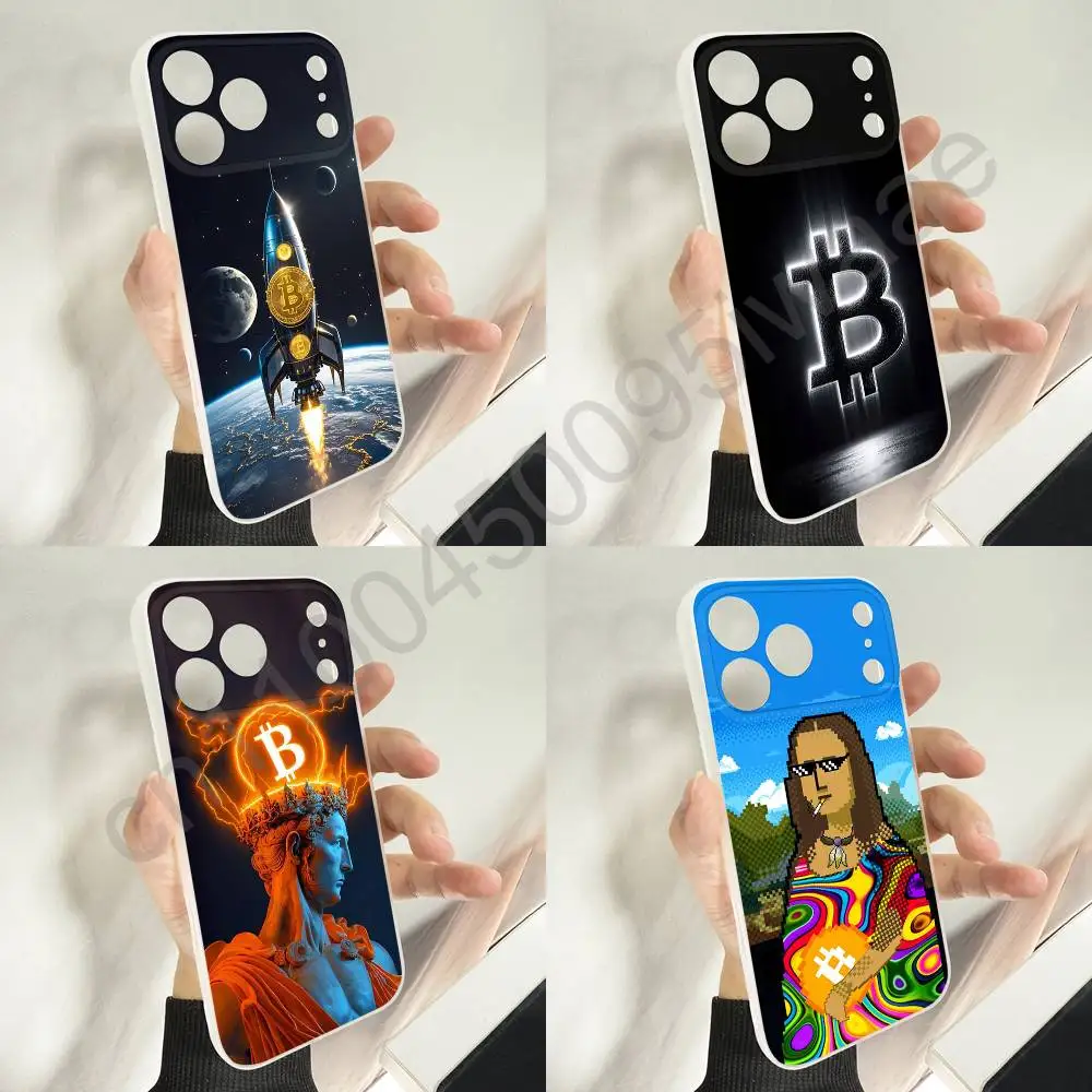 

Money Bitcoin LOGO Art Phone Case For iPhone 11,16,15,14,13,17,12,Plus,E,Air,Mini,Pro,Max Magnetic Magsafe Soft Cover