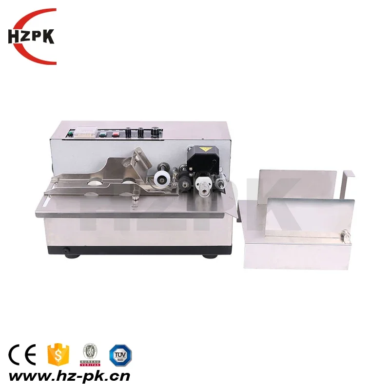 HZPK MY-380 semi automatic paper bag stainless steel solid-ink batch number standard coding machine price