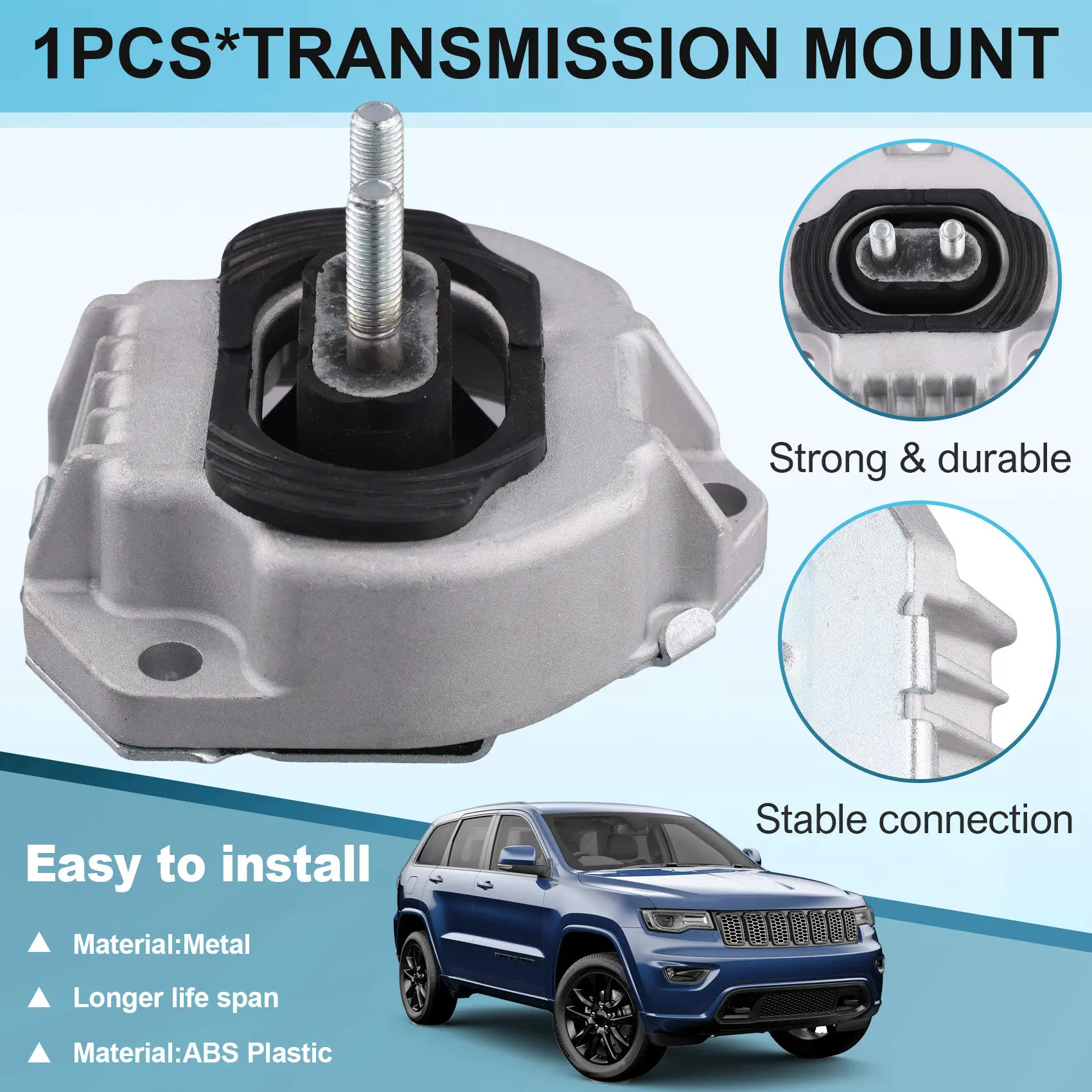 

NEW-For Jeep Grand Cherokee Replacement Transmission Mount Part Number 68103111AB New