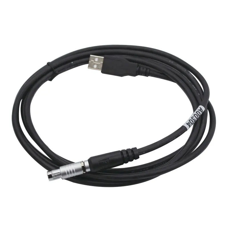 

A00304 Data Power Cable 5pin For Top-con Hiper V II Pro GB GR Total Station Male To USB Connect PC To GPS RTK Surveying