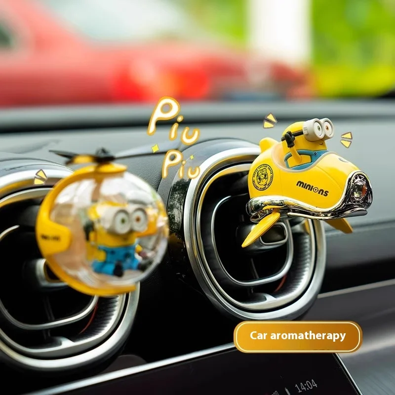 Universele Studio Minions Auto Luchtverfrisser Parfum Diffuser Outlet Cute Cartoon Decor Speelgoed Auto Accessorie Cadeau