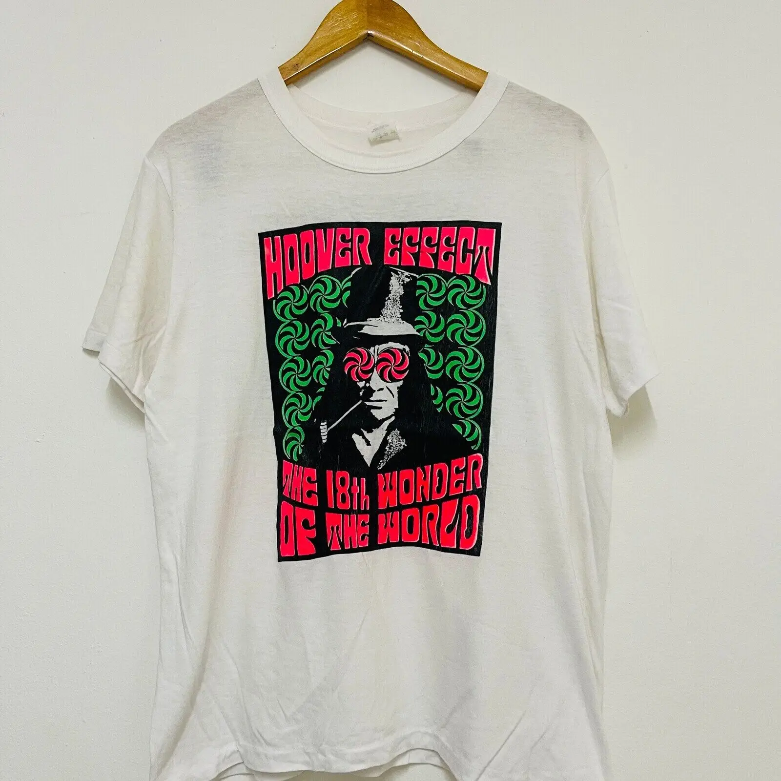 Vintage 80s The Hoover Effect “ Electro 1989 T-Shirt / Synpop / Techno / Electro