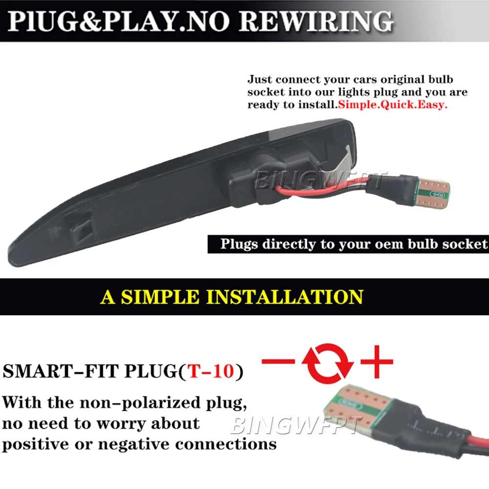 2 قطعة لسيارات BMW 7 Series E65 E66 E67 E68 تتدفق LED أضواء العلامات الجانبية الديناميكية بدوره مصباح إشارة الجانب مكرر مصباح لوحة مصباح