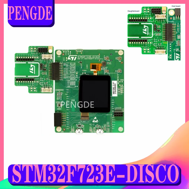 

Spot STM32F723E-DISCO Discovery Kit development board uses STM32F723IE MCU new development boar