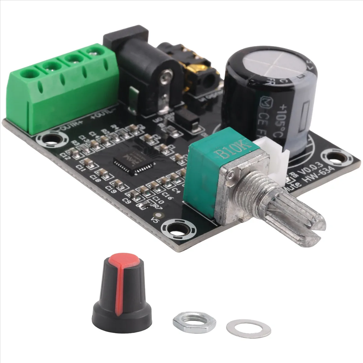 2pcs PAM8610 Digital Amplifier Board 2x15W Stereo Class D High Power 12V for DIY Speaker Sound System