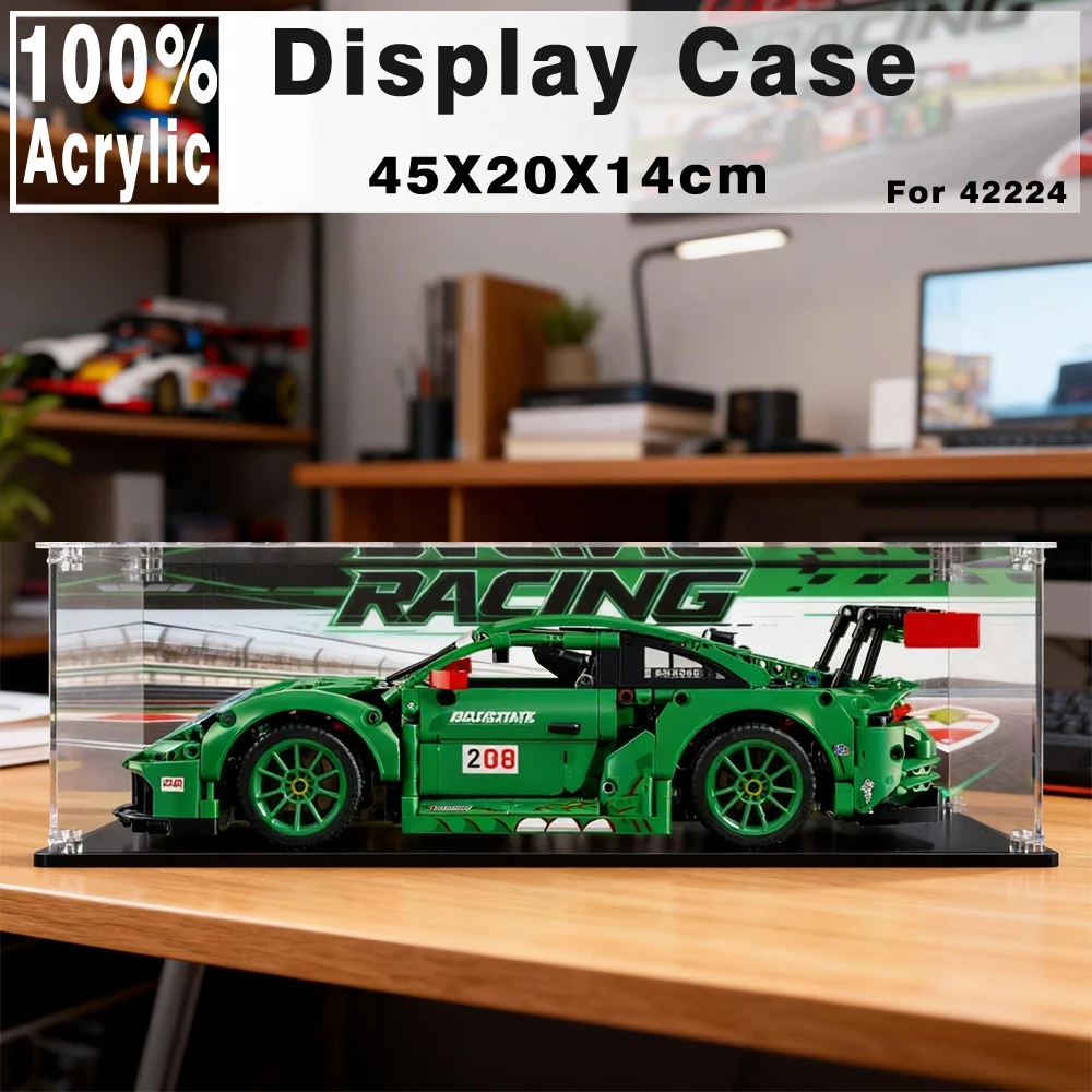 

Акриловый прозрачный пылезащитный бокс для хранения конструктора REXY AO Racing Car (модель 42224)