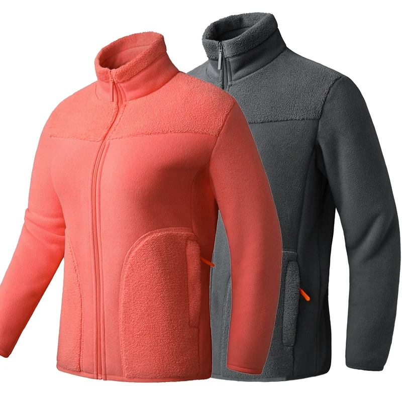 

Флисовая куртка для мужчин, утолщенный высококачественный горячий предмет для прямой трансляции, многоцветный выбор, куртка из овечьей шерсти, коралловый флис wom