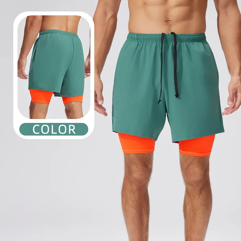 Men's High Stretch Shorts Breathable Quick Dry Fitness Running Shorts Casual Hiking Athletic Workout Outdoor Sports Short Pants