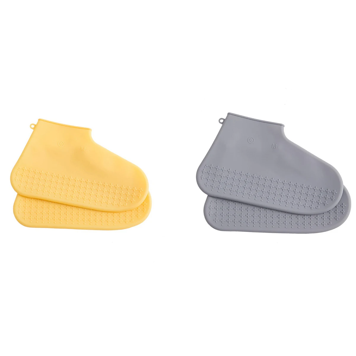 

Waterproof AntiSlip Shoe Covers Silicone Material Protects Shoes Rain Reusable Size Foldable Sole Design
