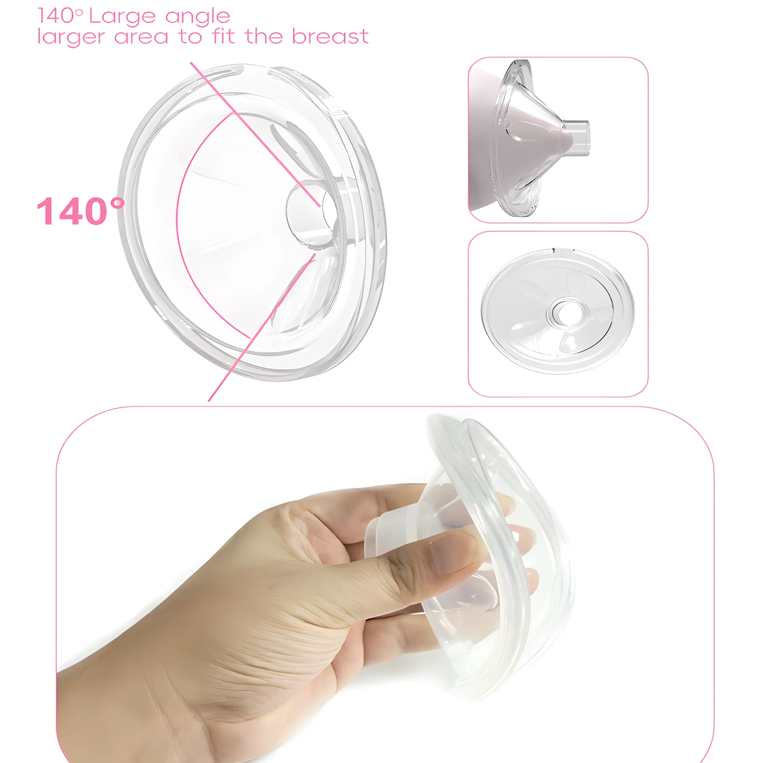 مضخة الثدي القابلة للارتداء عبر USB، حليب الثدي، مستلزمات الأطفال، مضخة الثدي الكهربائية الأوتوماتيكية #3