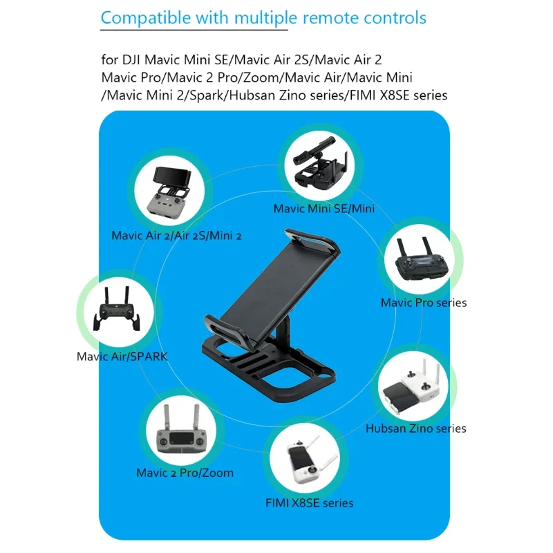 Tablet Holder Clip For DJI Mini 2/3 Pro/SE Mavic 2/Pro/Air 2/2S/Mavic MINI Remote Controller Extension Bracket Drone Accessories