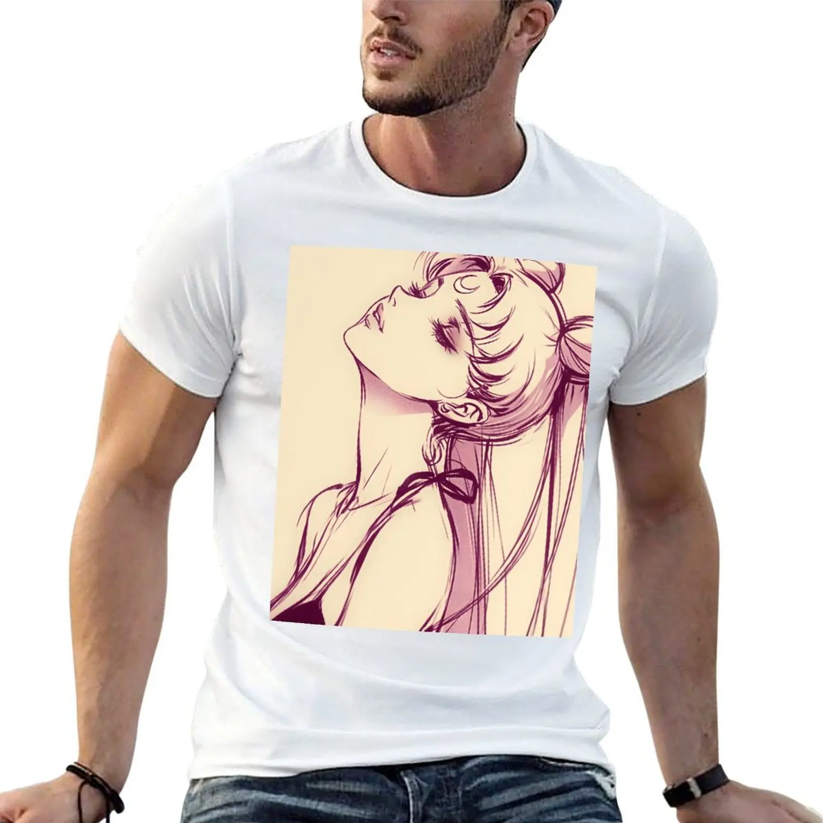 

Usagi Tsukino - 5 T-Shirt man t shirts for men casual man t shirt cotton high quality essential t shirt T-shirt