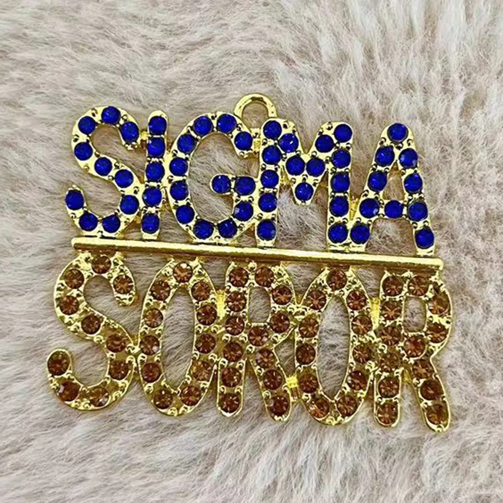 SIGMA SOROR Blue Gold Diamond Pendant