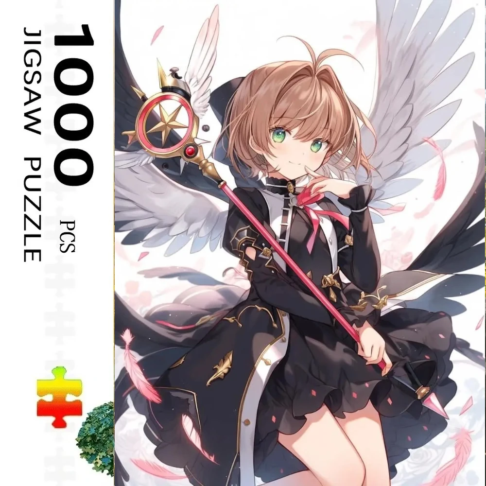 Adult Jigsaw Puzzle 500/1000 pcs Puzzle Sakura Card Captor  Puzzle Decorative Painting Exercise Brain Thinking