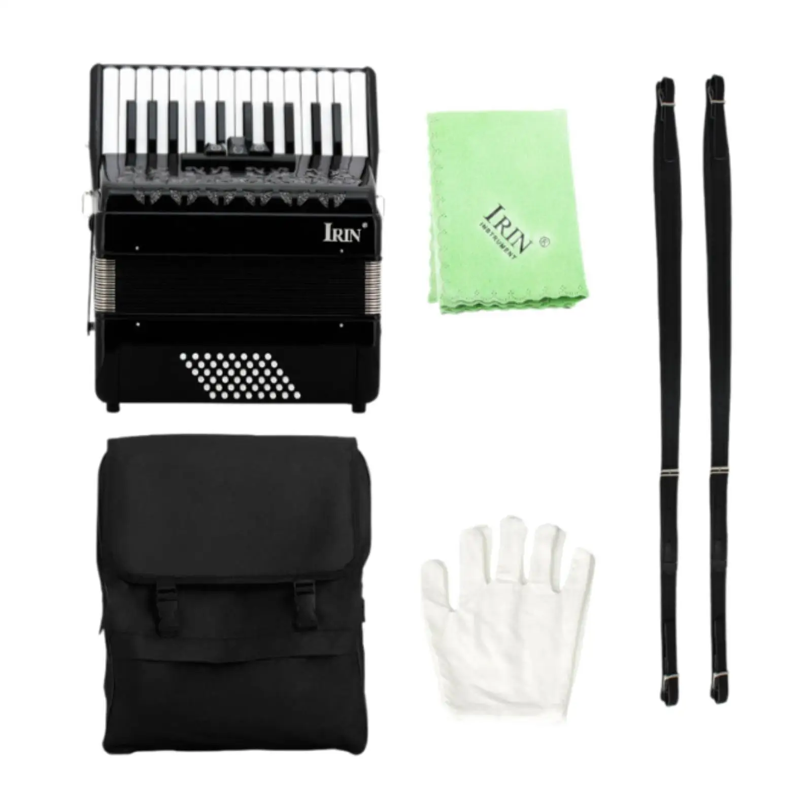 

Accordian 26 Keys 48 Bass Piano Musical Instrument Educational with Straps and Gig Bag for Class Teaching Music Lover Family