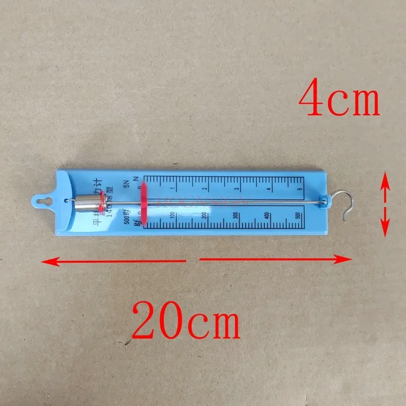 5 szt. 5N płytowy dynamometr sprężynowy gimnazjum mechanika fizyczna eksperymentalny przyrząd dydaktyczny