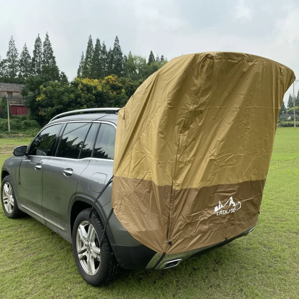 Imagem -05 - Camping Espessado Impermeável Sunshade Tent Suv Car Tail Car Trunk Outdoor Driving Tour Churrasco Camping Tamanho Pequeno e Médio