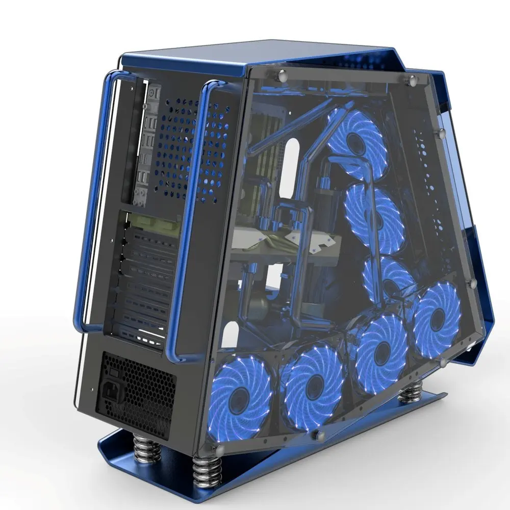 コンピューター用120mm LED静音ケースファン、15個のLEDライト付き、12V CPUクーラー、クーラーマスター冷却ファン、DC 12V、4ピンおよび3ピンコネクタ