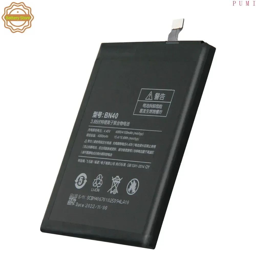 BN40 Phone Battery For Xiaomi Redmi 4 Pro Prime 3G RAM 32G ROM Edition Batteries With Tool Production in 2025