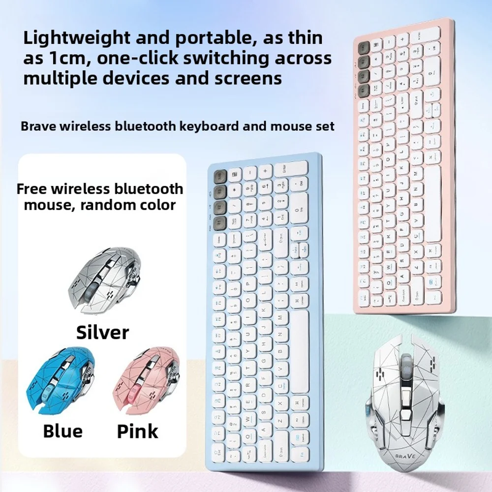 

High appearance wireless keyboard and mouse set office mobile computer notebook 2.4G the third mock examination mini keyboard