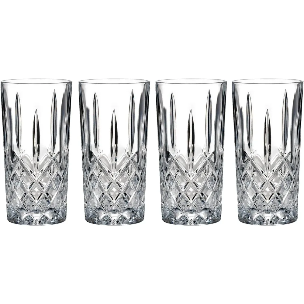 

Set of Four 13-Ounce Elegant Highball Glasses for Cocktails