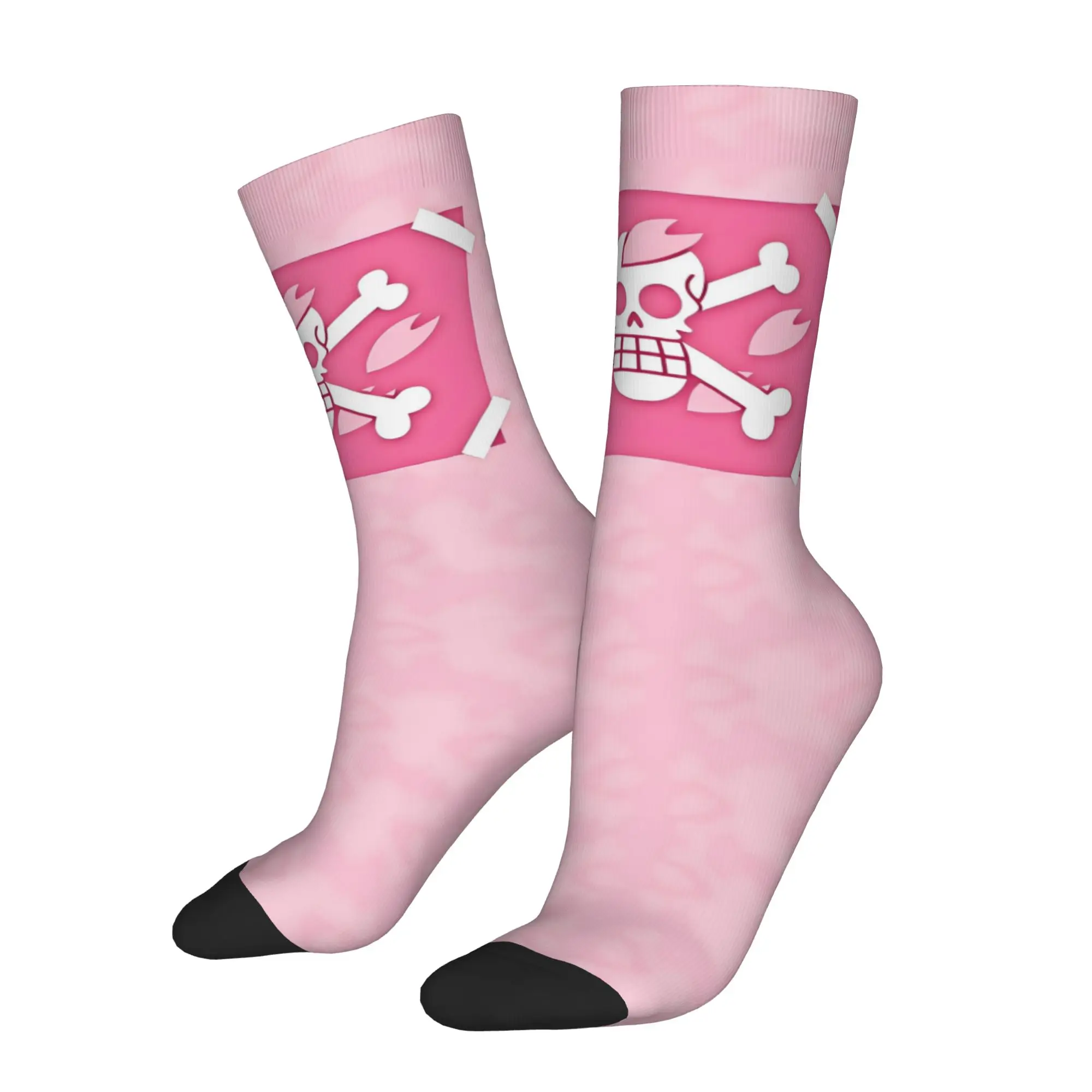 Funny Sock One Piece chopper Rock Seamless Pattern Printed Men Socks Casual Men's Socks