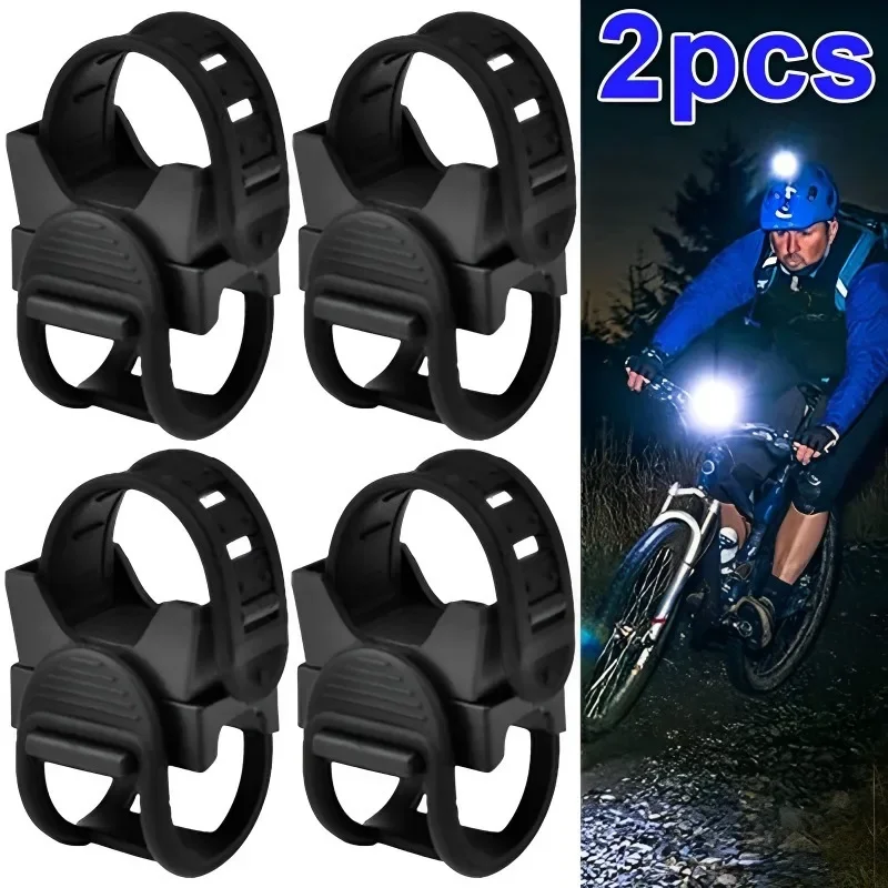 360 Grad Drehung Universal Fahrrad Scheinwerfer halter Taschenlampe Fahrrad halterung LED Taschenlampe Halterung Fahrrad zubehör