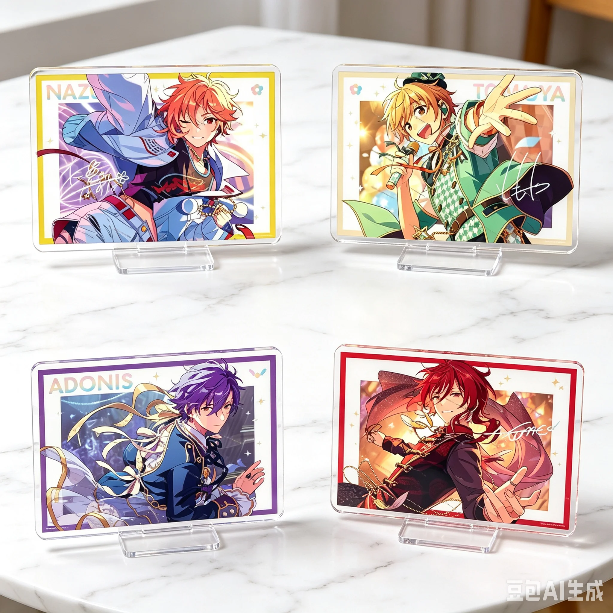 15cm Lovely Products High Definition Images Anime Acrylic Stand Model Ensemble Stars! Bookshelf Decoration For Fans Keychain