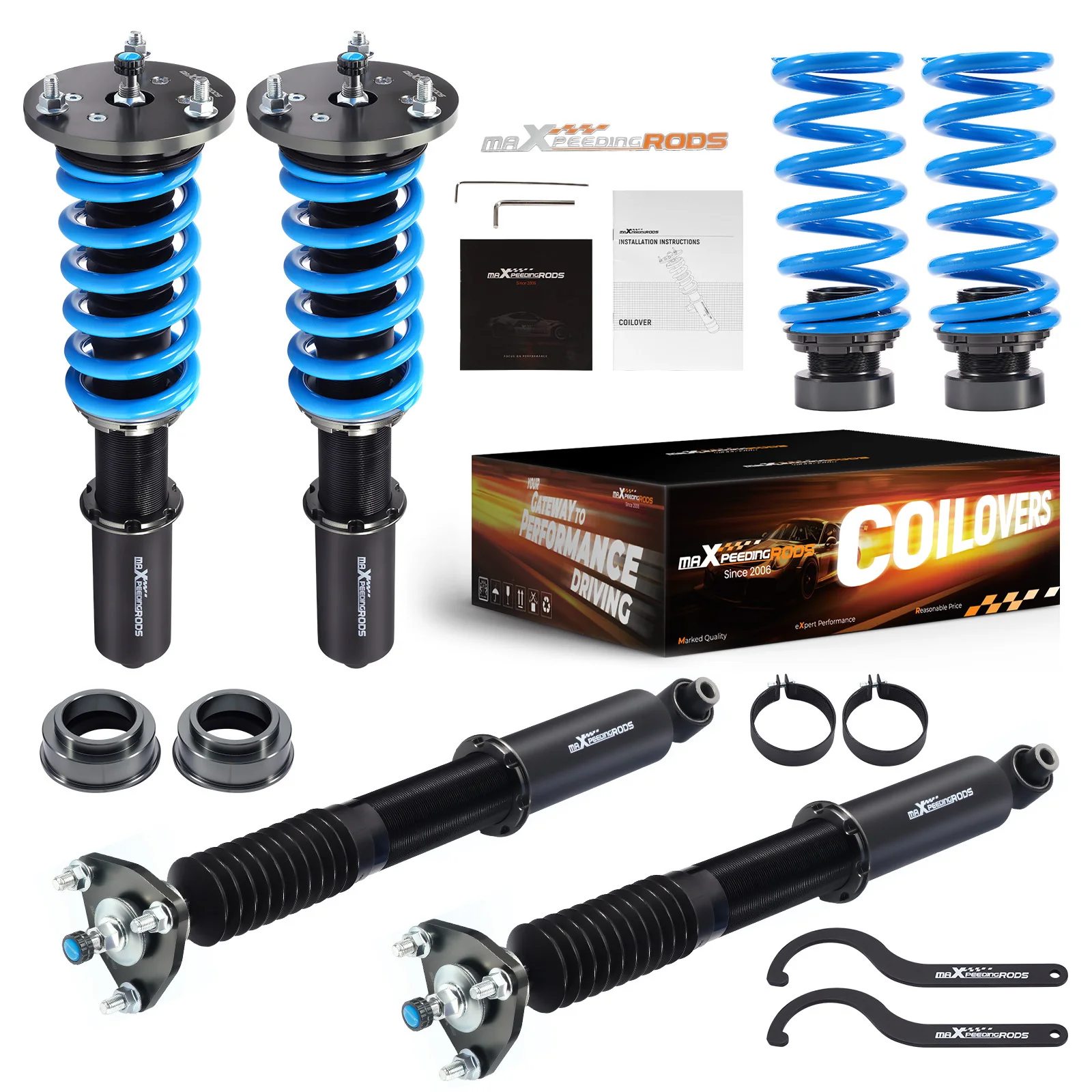 New 24 Way Coilovers Shocks Struts Kit for Lexus IS250/IS350/IS300  AWD XE30 GRL15 2014-2025 STREET Use Shocks