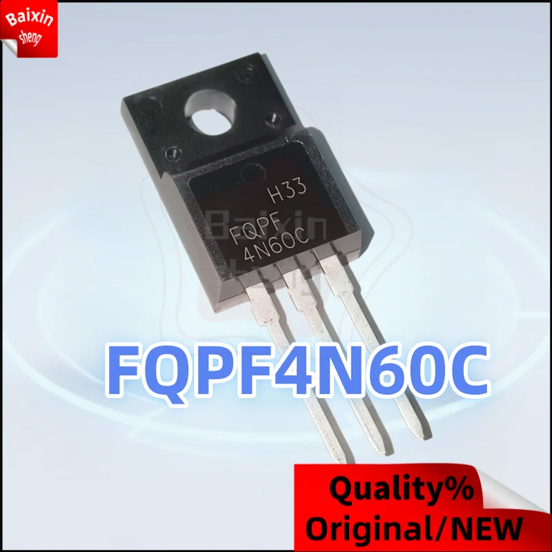 

10PCS Original quality FQPF4N60C F4N60C TO-220F MOSFET
