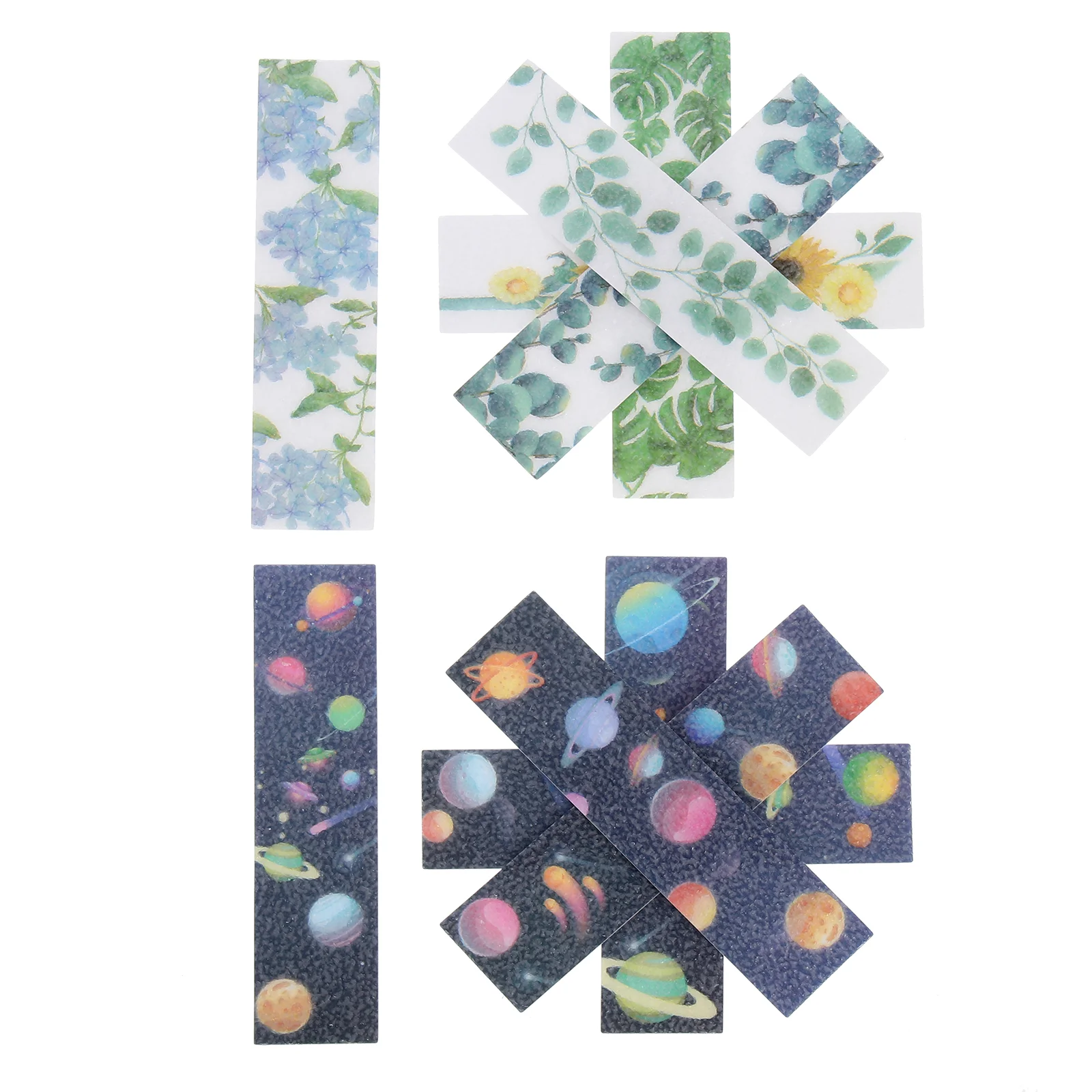 

10 Pcs Colored Binders Unpack The Sensory Stickers Colorful Duct Tape Phone Back Decals