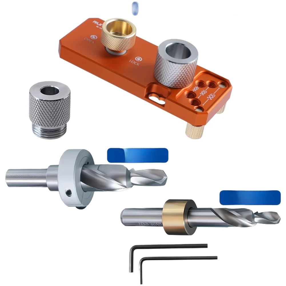 Aluminum Profile Drilling Jig For 20/30/40 Series With M6 M8 Countersink Drill Guide  Profiles Jig Guide Drilling Positioning