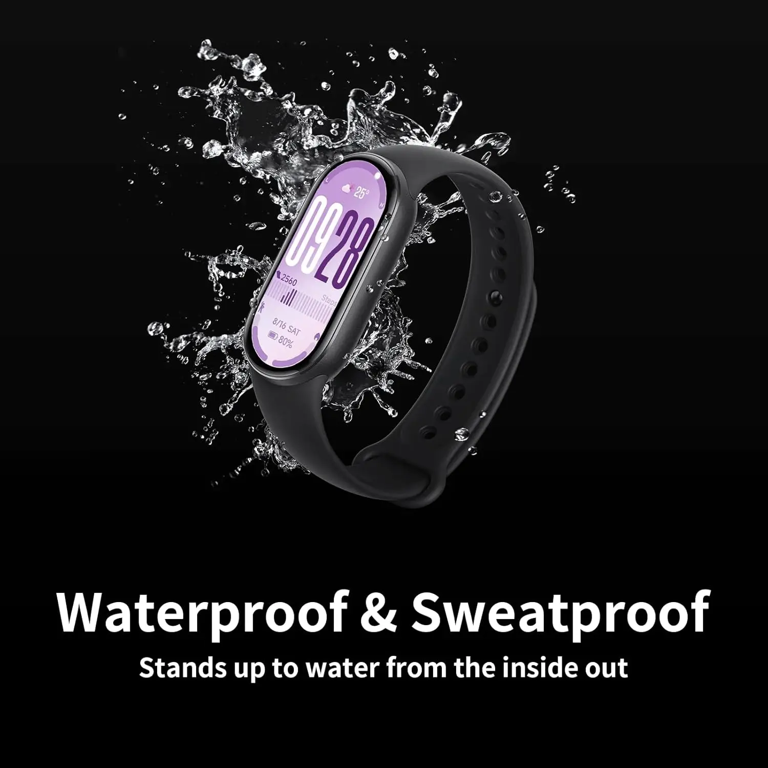 Weiches offizielles Silikonarmband für Xiaomi Mi Band 10/9 Sports Smart Armband Armband Mi Band 8 Ersatzband Zubehör Gürtel