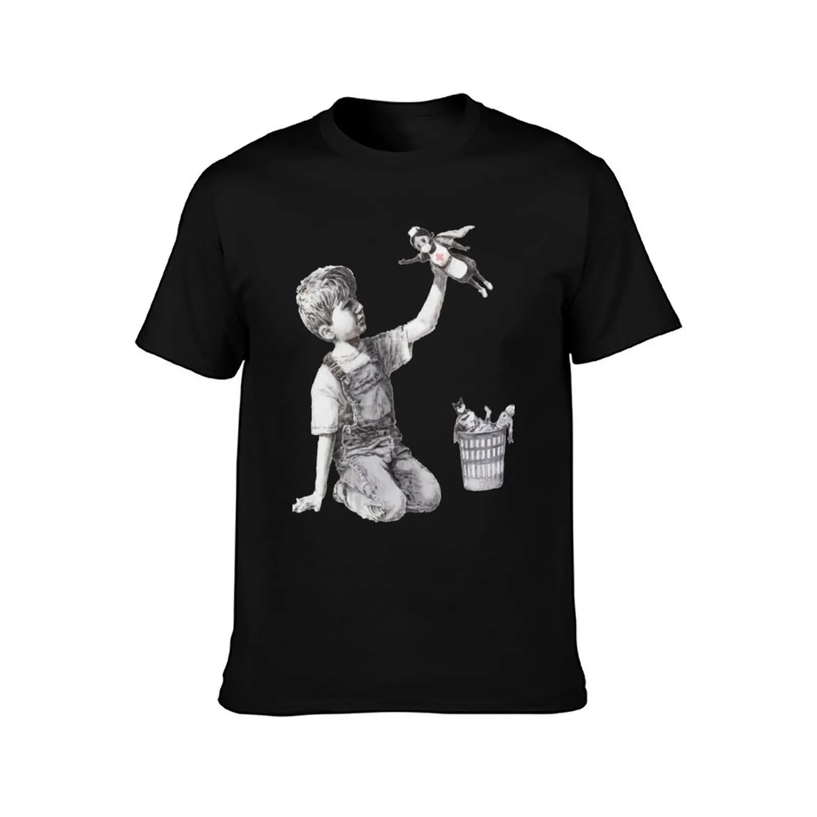 BANKSY Superhero Nurse T-Shirt Sporty Casual Quick Dry T-Shirt