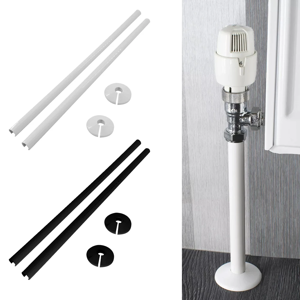 Stylish Pipe Covers Pipe Collars Complete Installation Kit Conceals Unsightly Pipes Effortless Installation Solution