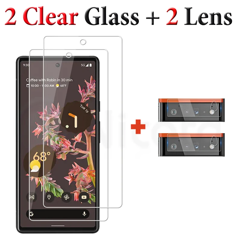 1-3pcs For Google Pixel 6 Glass For Google Pixel 6 Screen Protector Phone Film Transparent Tempered Glass For Pixel 6 Lens Film images - 6