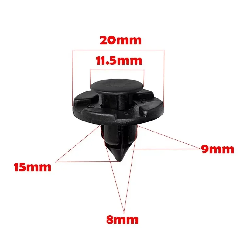 Interior Bumper Mud Guard Trim Clips Fastener Kit for Nissan Xterra Versa Sentra Maxima Frontier Car Fastener 20Pcs/50Pcs/100Pcs