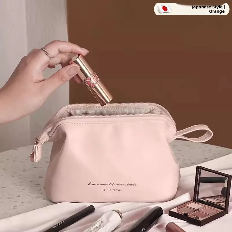 Portable Small Women's Cosmetic Bag Toiletry Pouch Travel Storage Organizer New 2026 Compact Size Beauty Essentials Bag