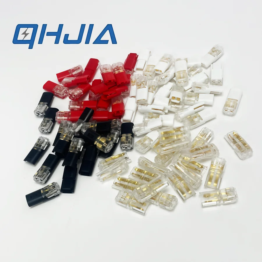 2-poliger Stecker-Docking-Anschluss, schneller Anschluss, einfache Installation, LED-Kabel, elektrischer Anschluss für Zuhause, Industrie, Automobil