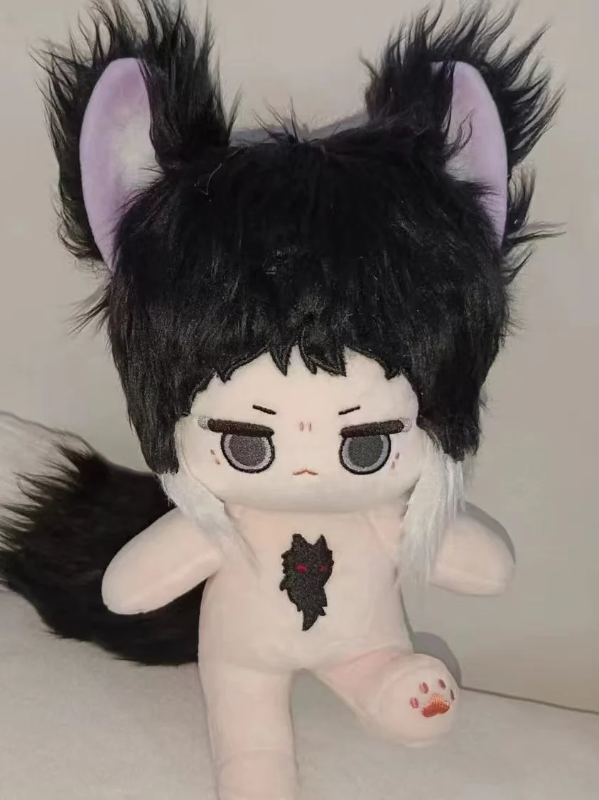 Figuras de peluche de 20cm de Anime Bungo Stray Dogs Ryunosuke Akutagawa, muñeco de peluche, juguetes para niños, regalos Kawaii