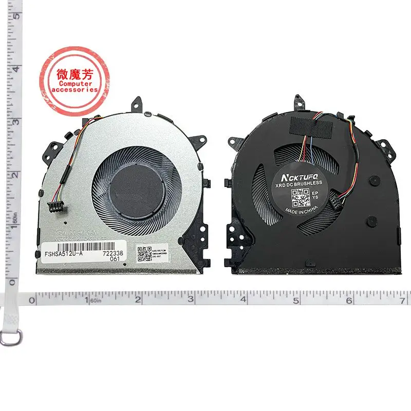 New Laptop CPU Cooling Fan For ASUS VivoBook 15 Y5100 Y5100U X512F V5000F X512U A512U F512U F512D V5000D X712F R564D FL8600