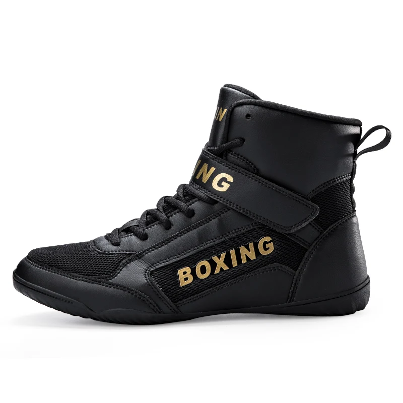 MiaBera Men\'s professional boxing wrestling shoes Wrestling combat weightlifting shoes Men\'s comfortable training boxing shoes