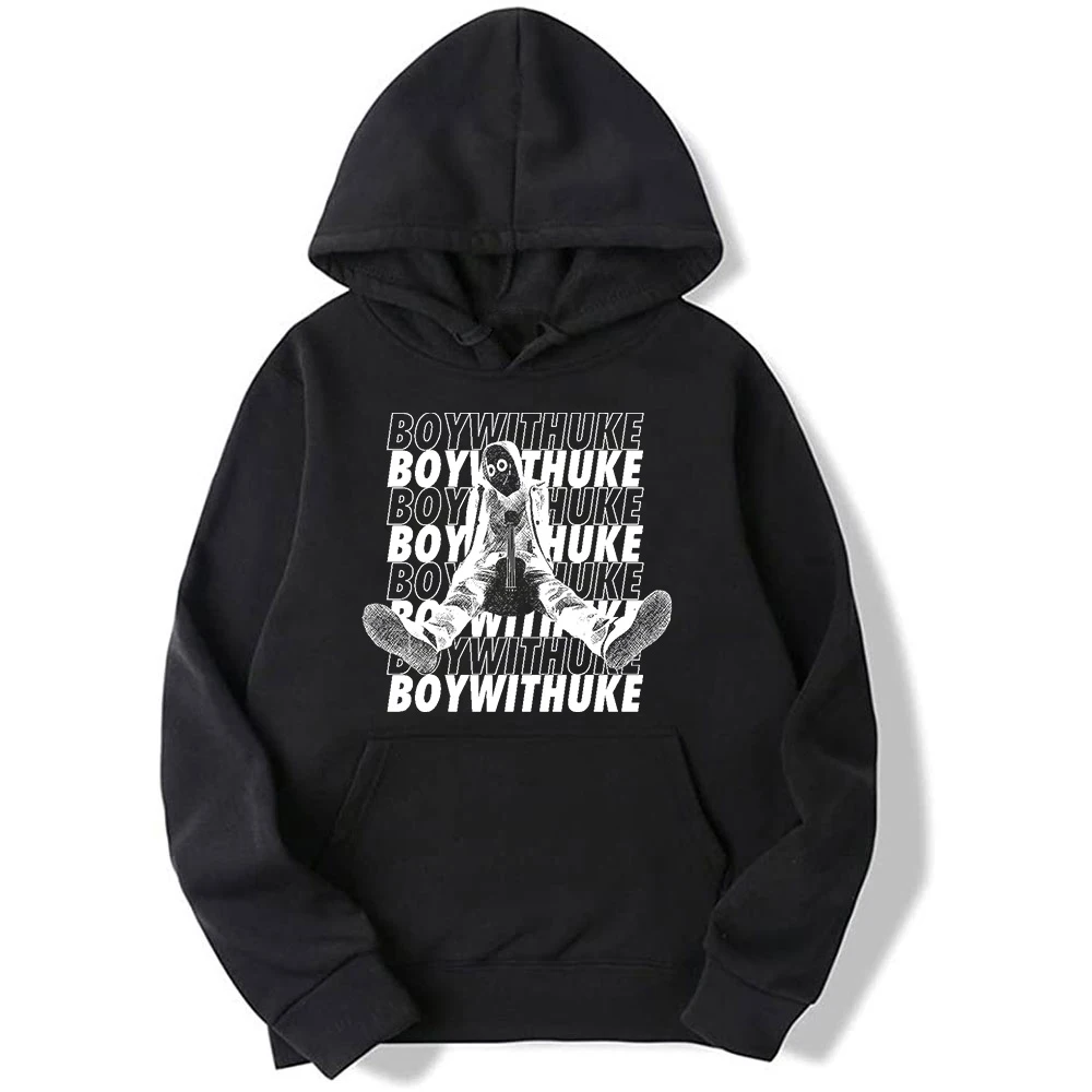 New Boywithuke Hoodies Cool Print Streetwear Men Women Casual Fashion Sweatshirts Oversized Hoodie Pullovers Tracksuits Clothing