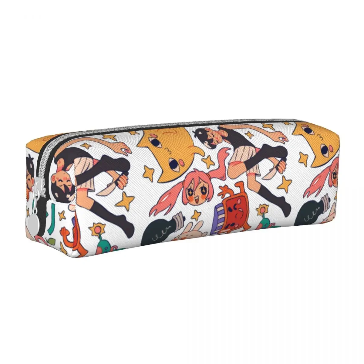 Omori Comics Video Games Pencil Cases Fashion Pen Box Bags for Student Large Storage School Supplies Cosmetic Pencil Box