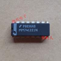 10PCS  MM74C221N 74C221  IC  DIP-16