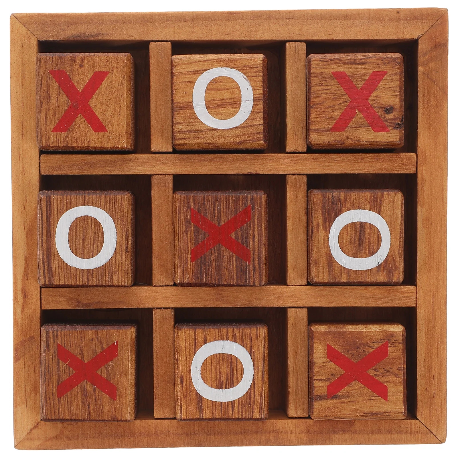 

Checkerboard The Cross Xo Chess Children's Toys Parent-child Travel Toddler Games Wood Double Players Wooden Toe