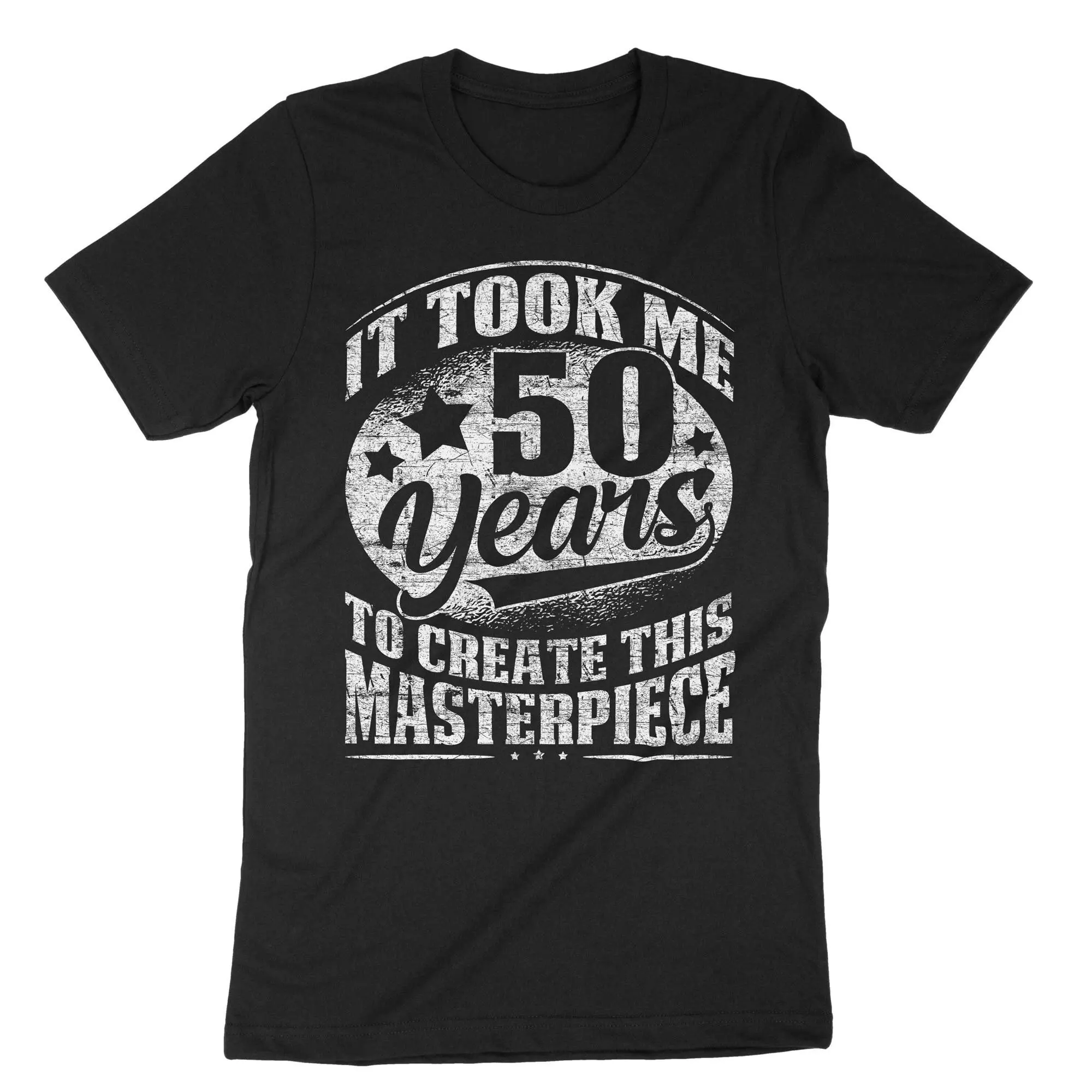 It Took Me 50 Years To Create This Masterpiece T Shirt 50th Birthday For Men And Women Funny Golden