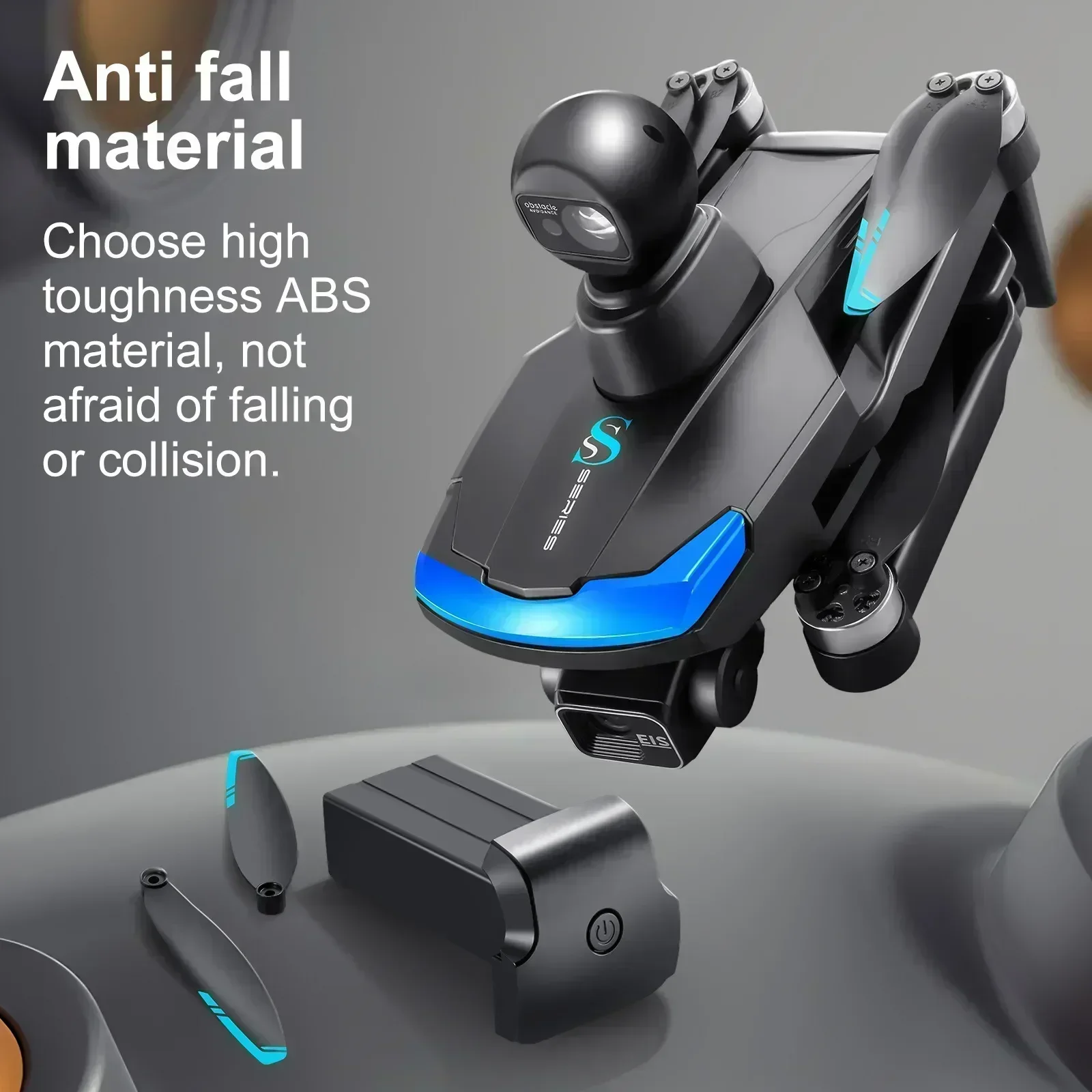 Sales Stock S185 GPS Drone 4K Professional Dual Camera 5G Digital Image Transmission 3-Axis Gimbal 360 OAS 50% Discount