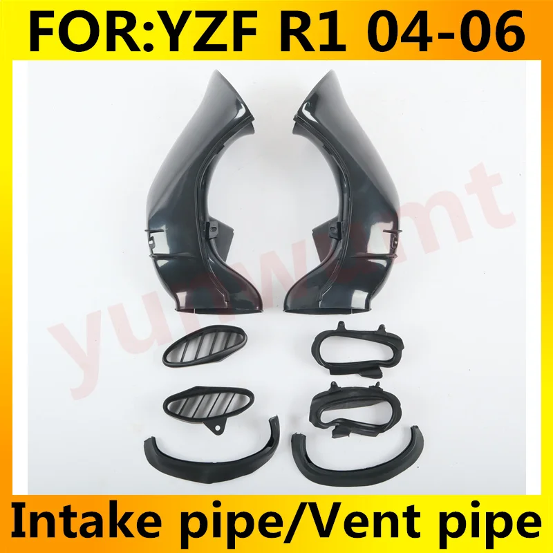 

Motorcycle Air Intake Tube Duct Cover Vent pipe Fairing For YZF R1 2004 2005 2006 YZF-R1 YZF1000 04 05 06